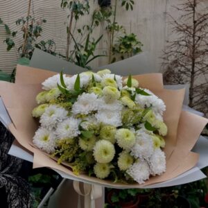 Sarı - Beyaz Papatya Buketi